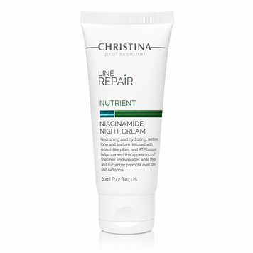 Нічний крем з ніацинамідом Niacinamide Night Cream Line Repair Nutrient Christina 60 мл CHR868 фото