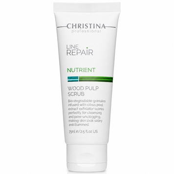 Скраб із деревинною целюлозою Cellulose Scrub Line Repair Nutrient Christina 75 мл CHR864 фото