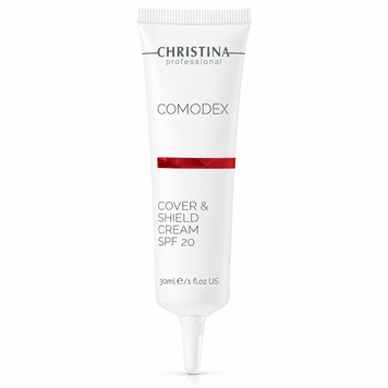 Захисний крем з тоном Cover & Shield Cream SPF 20 Comodex Christina 30 мл CHR635 фото